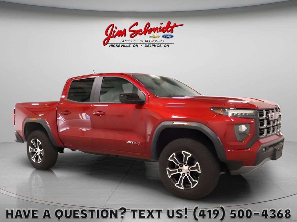 Volcanic Red Tintcoat 2025 GMC Canyon Pickup Truck Four-Wheel Drive 8-Speed Automatic