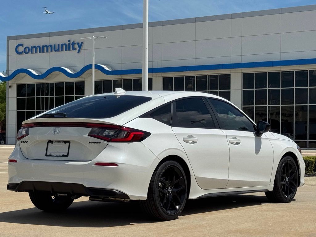 2026 Honda Civic Sport White at Community Honda