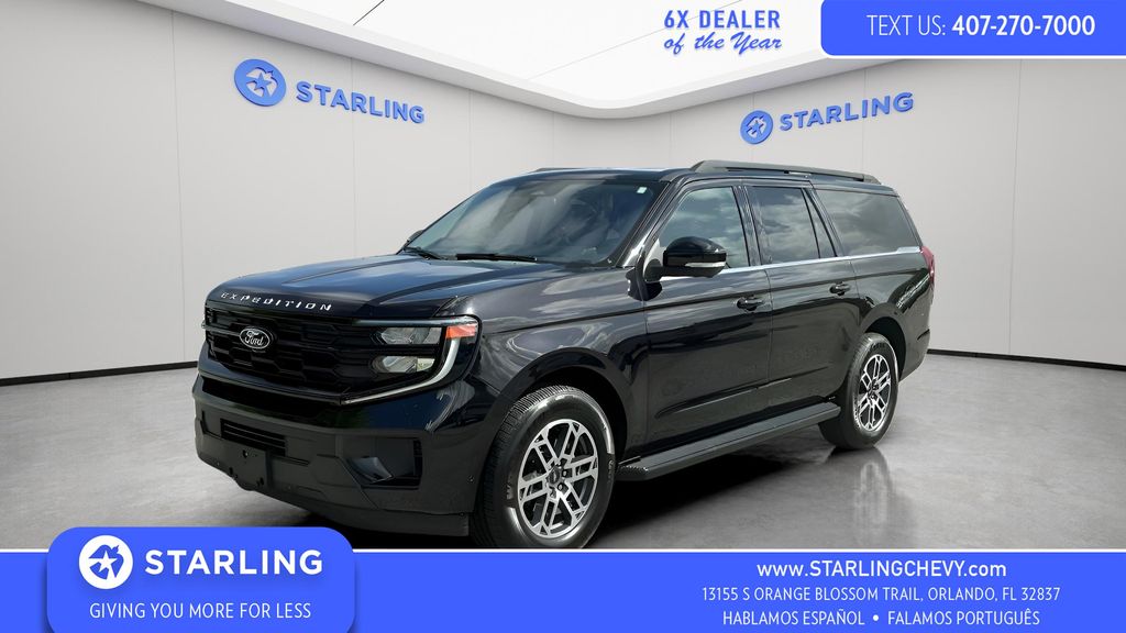 Black Metallic 2025 Ford Expedition SUV / Crossover 4X2 Automatic