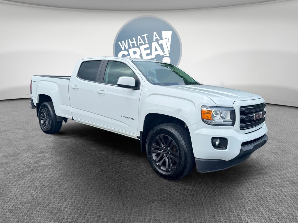 Summit White 2019 GMC Canyon Pickup Truck Four-Wheel Drive 8-Speed Automatic