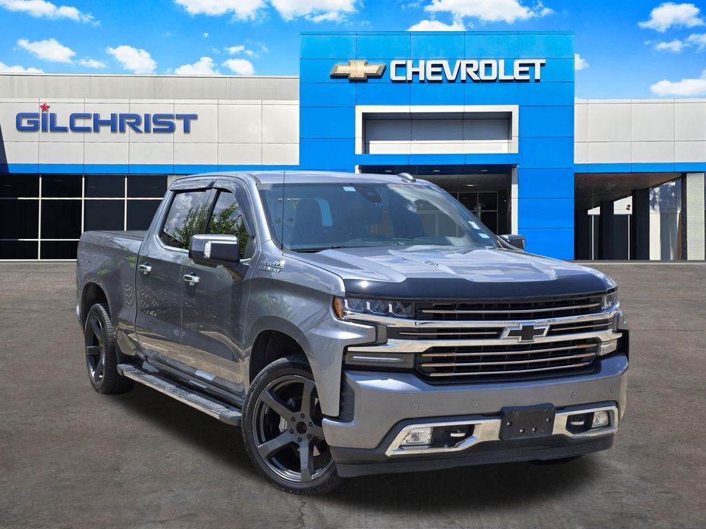 Gray (Satin Steel Metallic) 2019 Chevrolet Silverado 1500 Pickup Truck Four-Wheel Drive Automatic