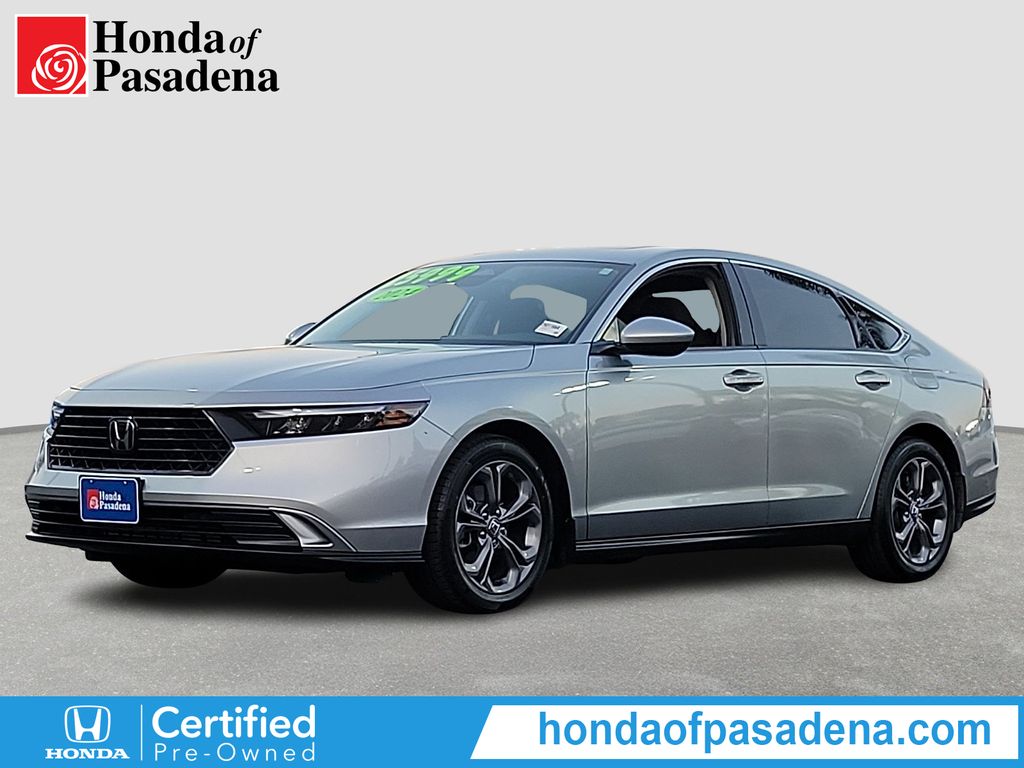 Silver 2024 Honda Accord Sedan Front-Wheel Drive Continuously Variable Transmission