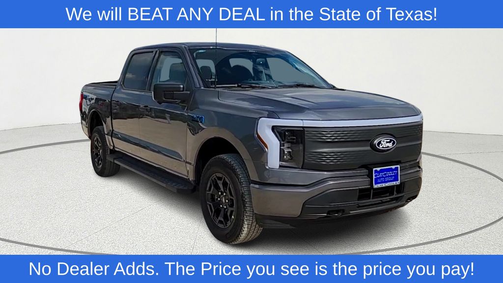Carbonized Gray Metallic 2025 Ford F-150 Lightning Pickup Truck All-Wheel Drive Automatic