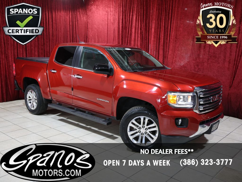 Copper Red Metallic 2015 GMC Canyon Pickup Truck 4X2 6-Speed Automatic