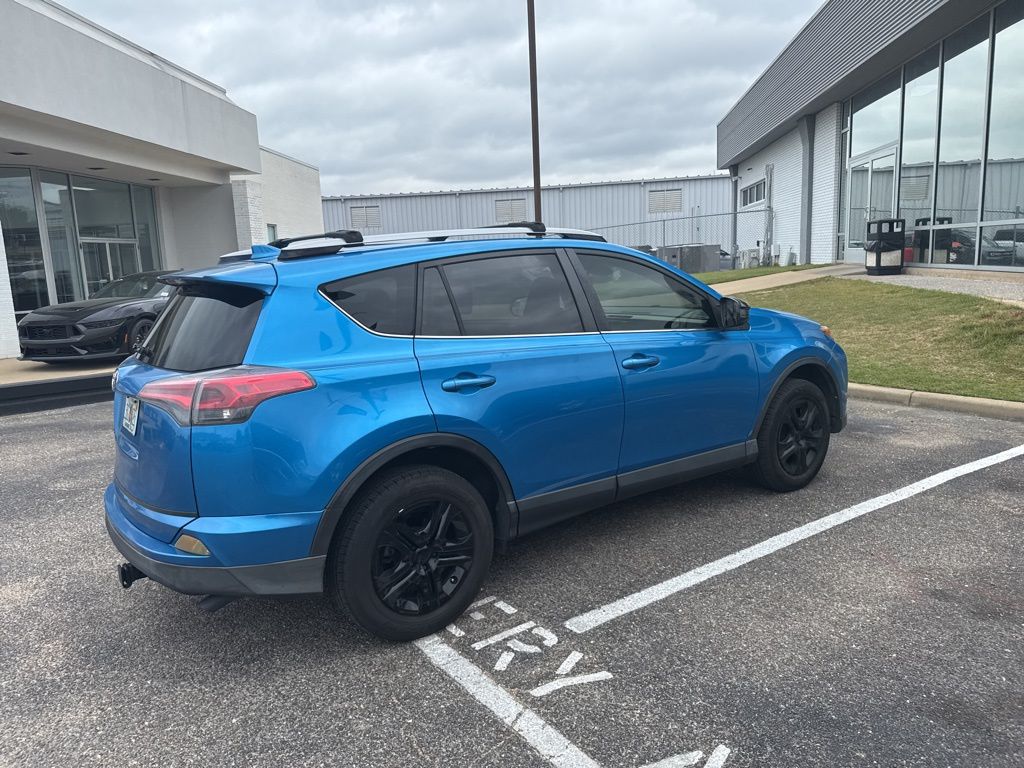 2018 Electric Storm Blue Toyota RAV4 LE FWD SUV