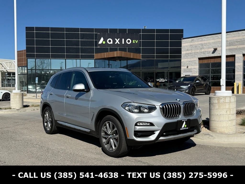 Glacier Silver Metallic 2019 BMW X3 sDrive30i RWD SUV / Crossover Rear-Wheel Drive 8-Speed Automatic