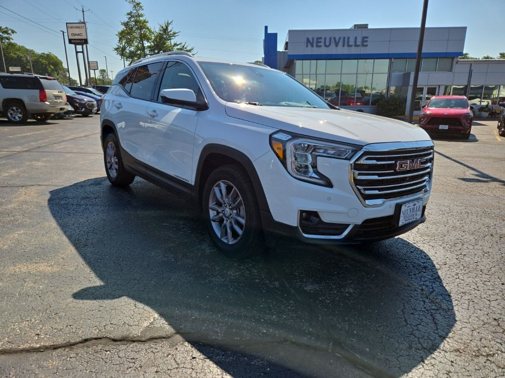 Summit White 2023 GMC Terrain SUV / Crossover All-Wheel Drive 9-Speed Automatic
