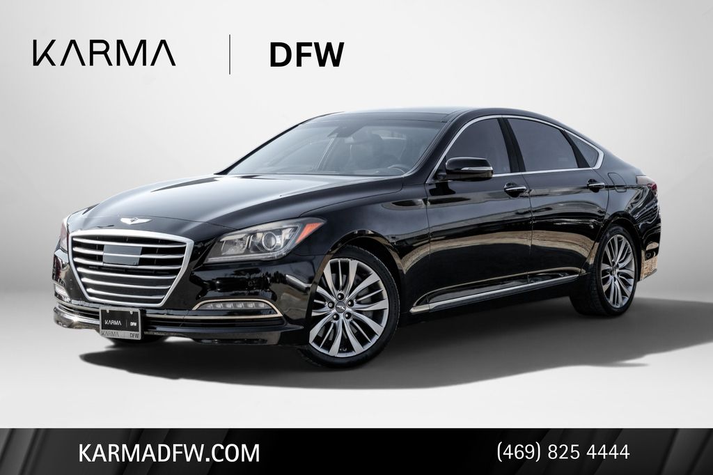Caspian Black 2015 Hyundai Genesis Sedan  8-Speed Automatic