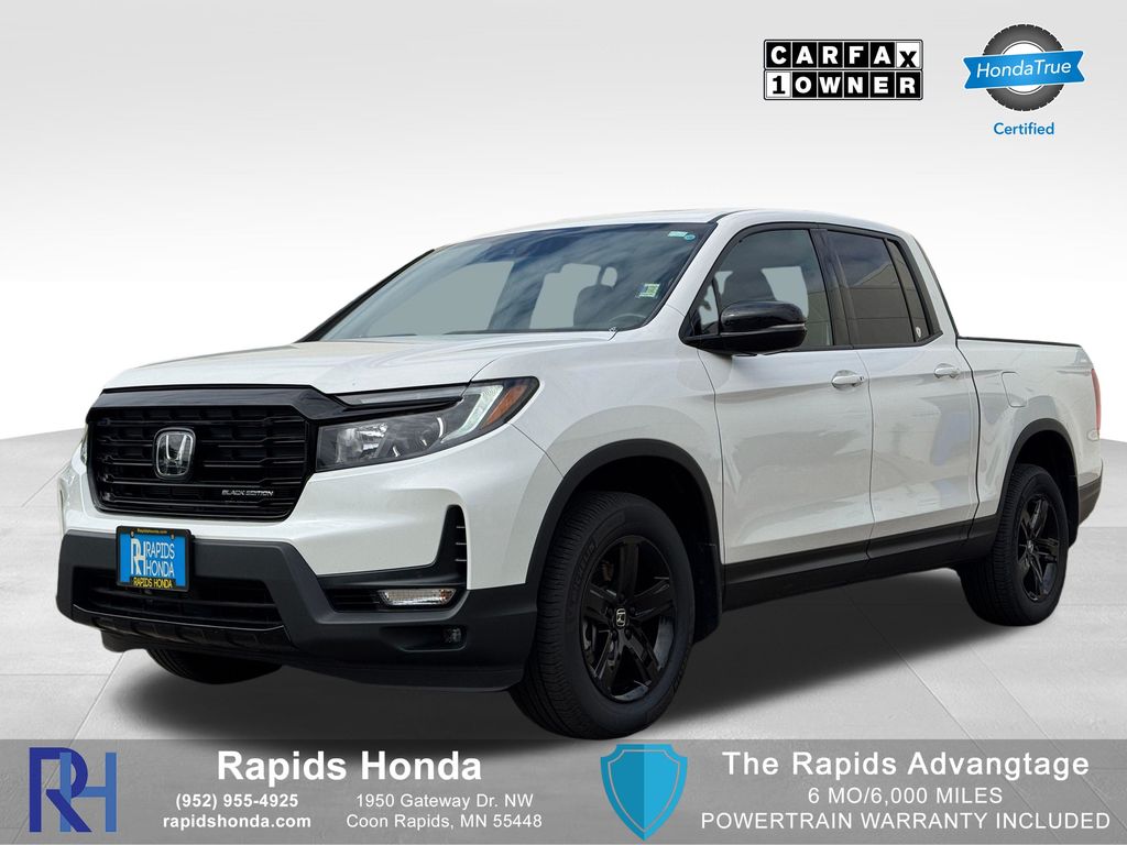 Platinum White Pearl 2023 Honda Ridgeline Pickup Truck All-Wheel Drive 9-Speed Automatic