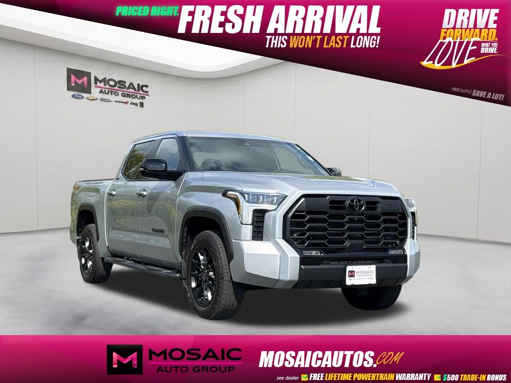 Celestial Silver Metallic 2025 Toyota Tundra Pickup Truck Four-Wheel Drive Automatic