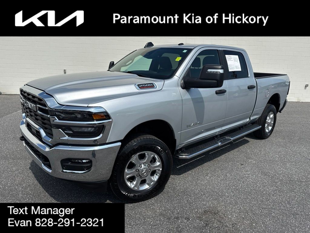 Silver 2026 RAM 2500 Pickup Truck Four-Wheel Drive 8-Speed Automatic