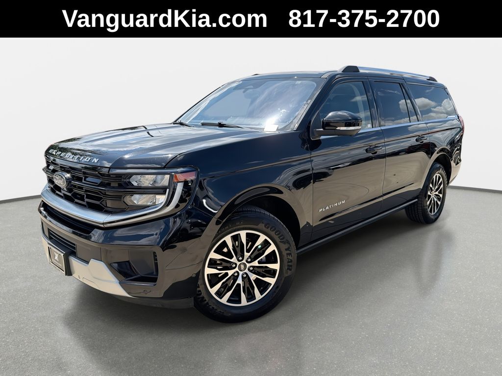 Black Metallic 2025 Ford Expedition MAX Platinum 4WD SUV / Crossover Four-Wheel Drive Automatic