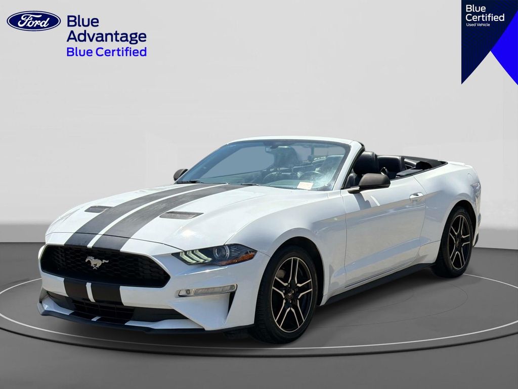 Oxford White 2020 Ford Mustang Convertible Rear-Wheel Drive Automatic