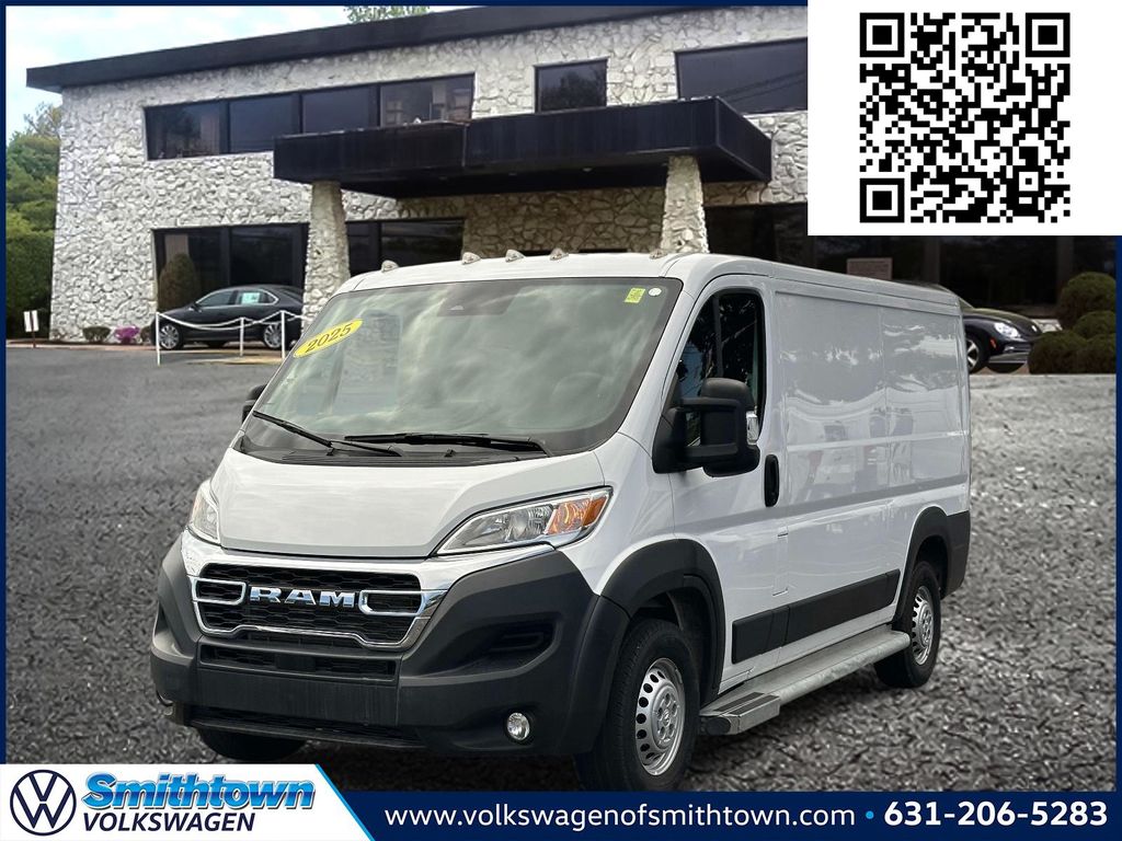 Bright White Clearcoat 2025 RAM ProMaster Van Front-Wheel Drive 9-Speed Automatic