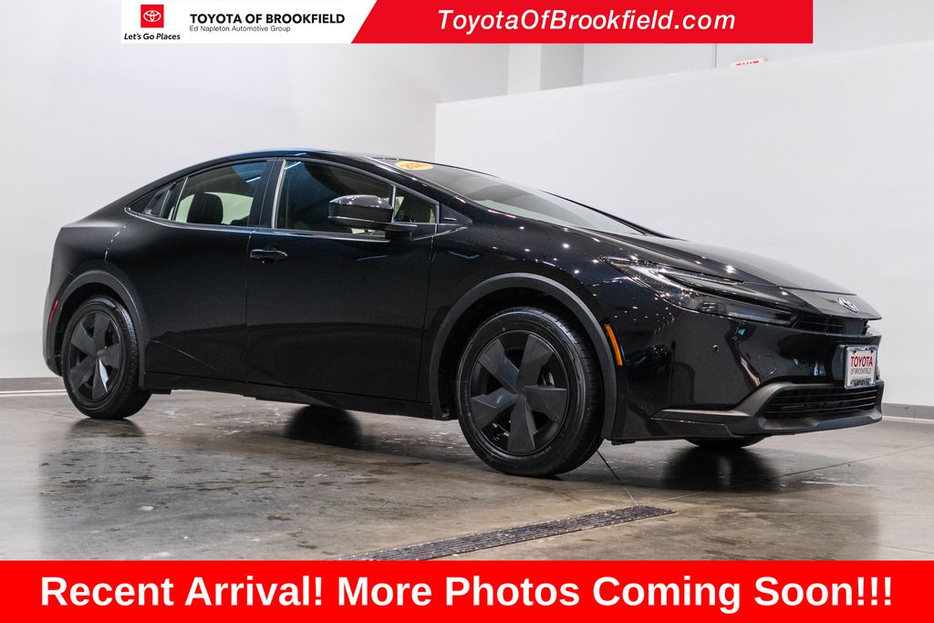Midnight Black Metallic 2025 Toyota Prius Hatchback Front-Wheel Drive Continuously Variable Transmission