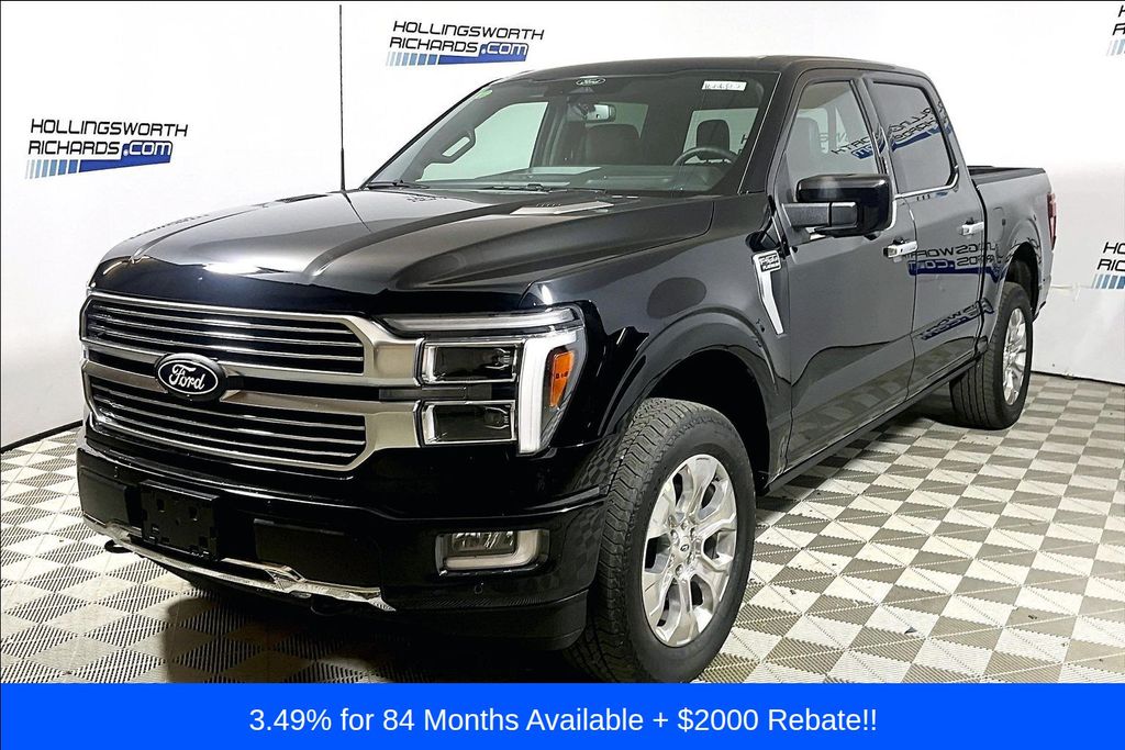 Agate Black Metallic 2026 Ford F-150 Pickup Truck Four-Wheel Drive Automatic
