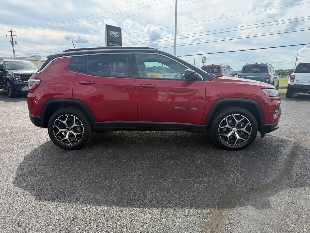 2024 Jeep Compass Limited Red at Klick Lewis Buick Chevrolet