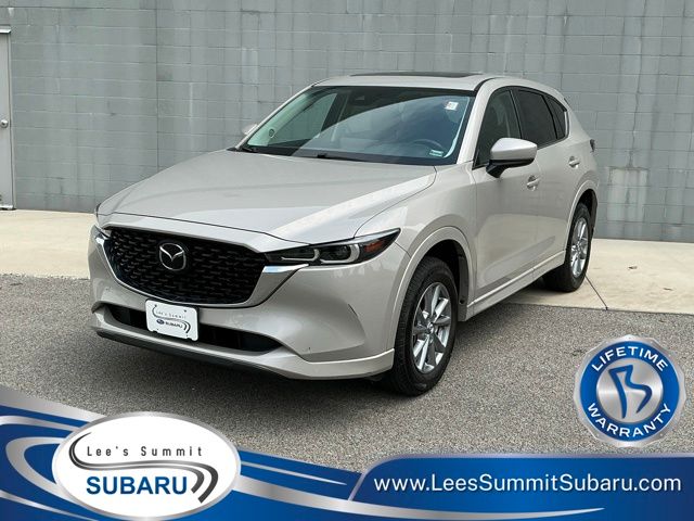 Gray (Platinum Quartz Metallic) 2025 Mazda CX-5 SUV / Crossover All-Wheel Drive 6-Speed Automatic