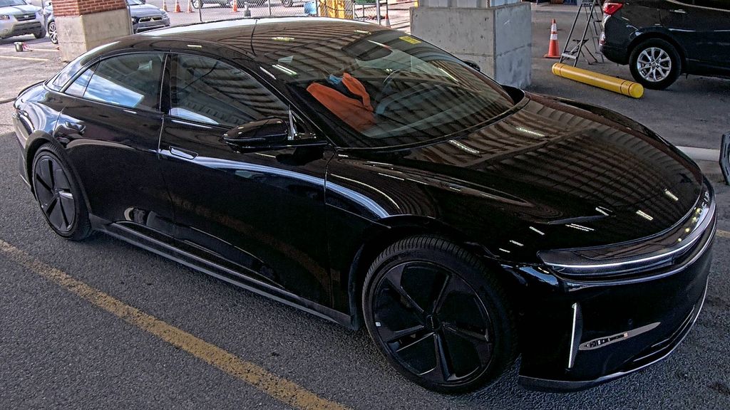 Black 2024 Lucid Air Sedan All-Wheel Drive 1-Speed Automatic