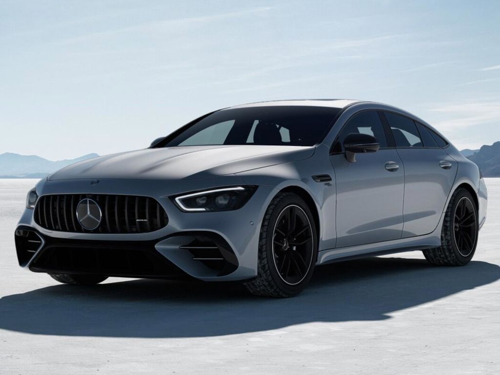 Cirrus Silver Metallic 2026 Mercedes-Benz AMG GT Coupe All-Wheel Drive Automatic