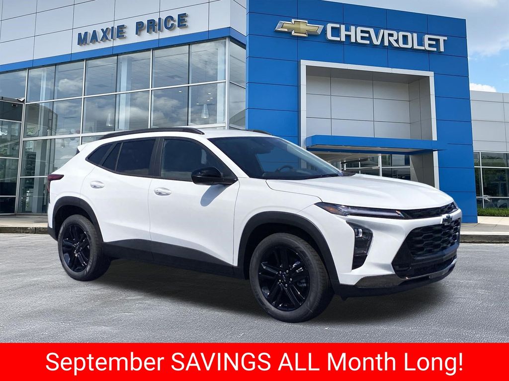 Summit White 2026 Chevrolet Trax SUV / Crossover Front-Wheel Drive 6-Speed Automatic