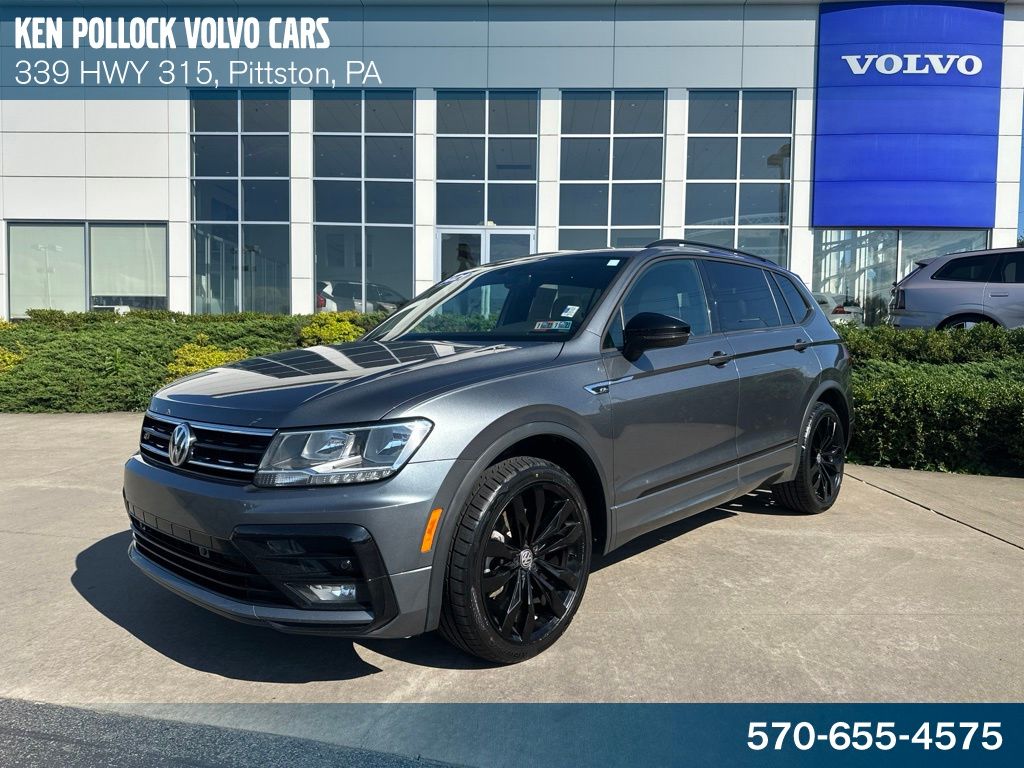 Platinum Gray Metallic 2021 Volkswagen Tiguan SUV / Crossover All-Wheel Drive 8-Speed Automatic