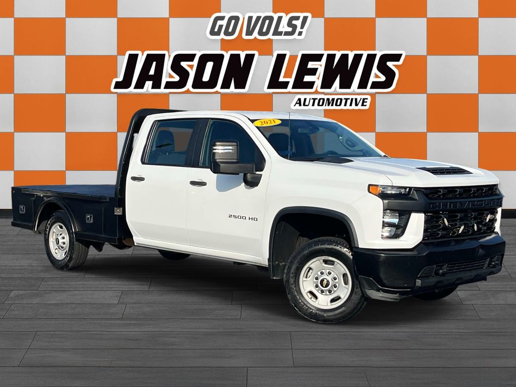 Summit White 2021 Chevrolet Silverado 2500HD Pickup Truck 4X2 6-Speed Automatic