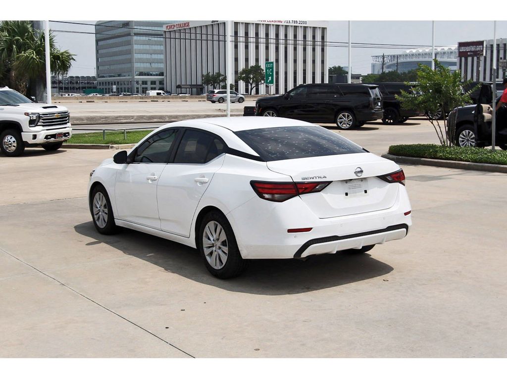 2022 Nissan Sentra S White at Central Houston Nissan
