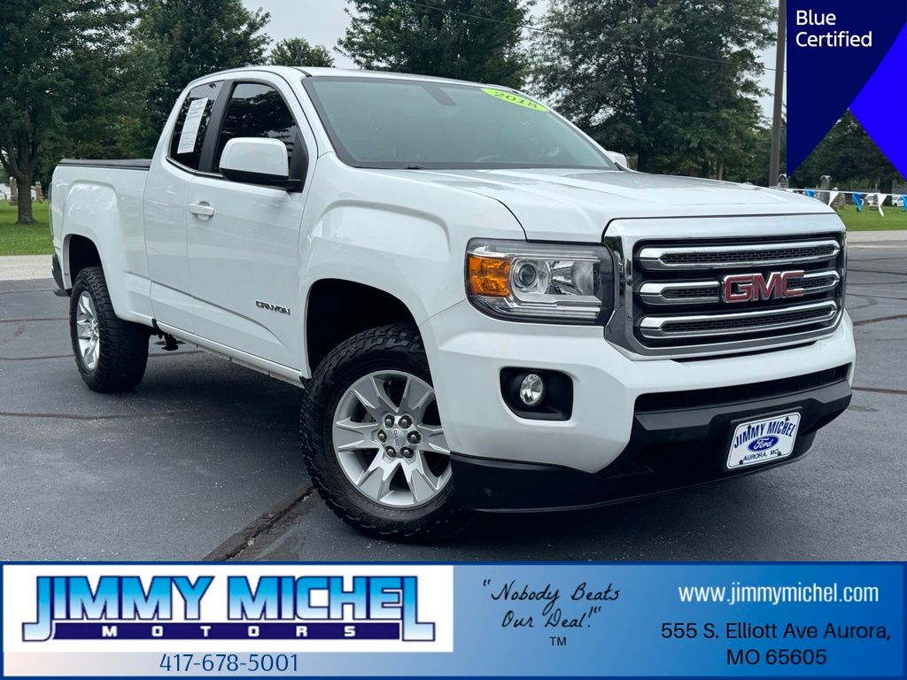 Summit White 2018 GMC Canyon Pickup Truck Four-Wheel Drive 8-Speed Automatic