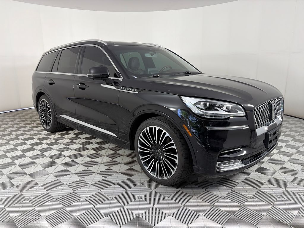 Infinite Black Metallic Clearcoat 2023 Lincoln Aviator Black Label AWD SUV / Crossover All-Wheel Drive Automatic