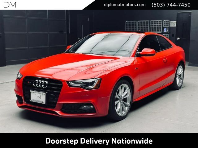 Red 2015 Audi S5 Coupe All-Wheel Drive 7-Speed Automatic
