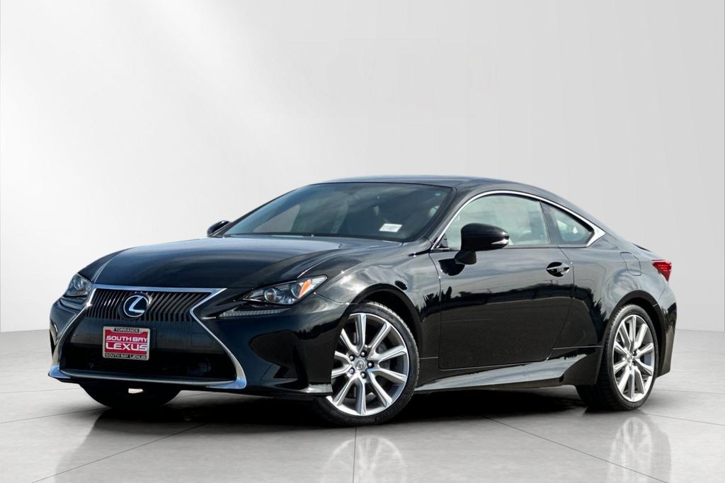 Black (Obsidian) 2015 Lexus RC Coupe Rear-Wheel Drive 8-Speed Automatic