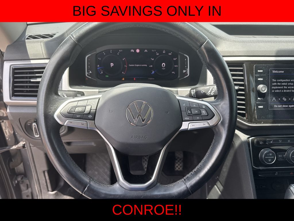 2021 Volkswagen Atlas SEL Gray at DeMontrond Mazda