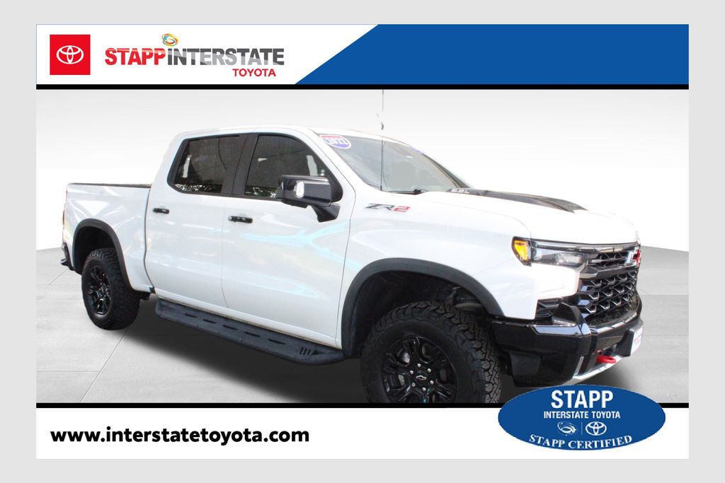 Summit White 2022 Chevrolet Silverado 1500 Pickup Truck Four-Wheel Drive Automatic