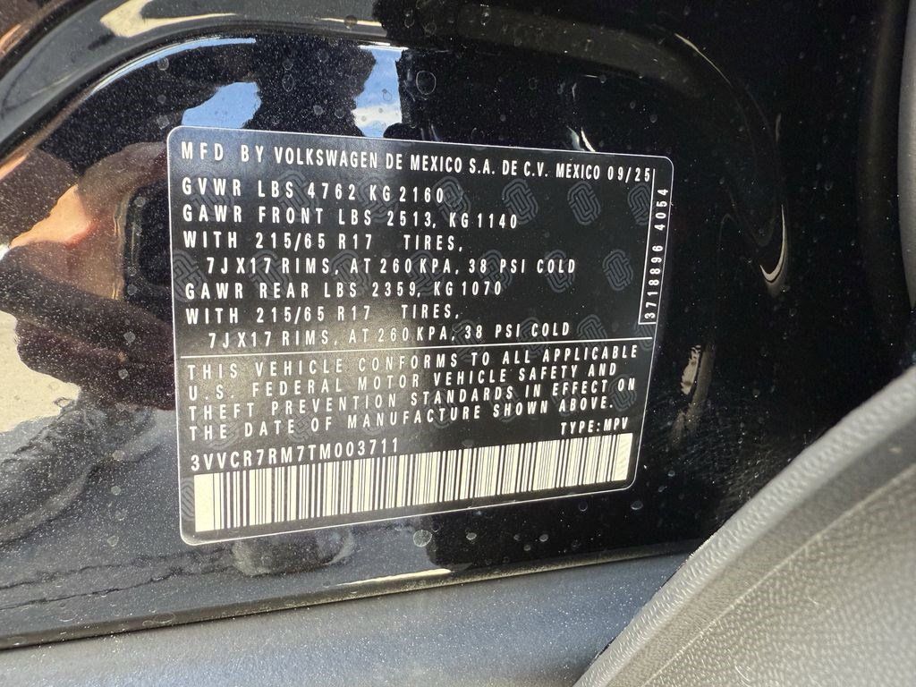 2026 Volkswagen Tiguan 2.0T S Black at DeMontrond Auto Country
