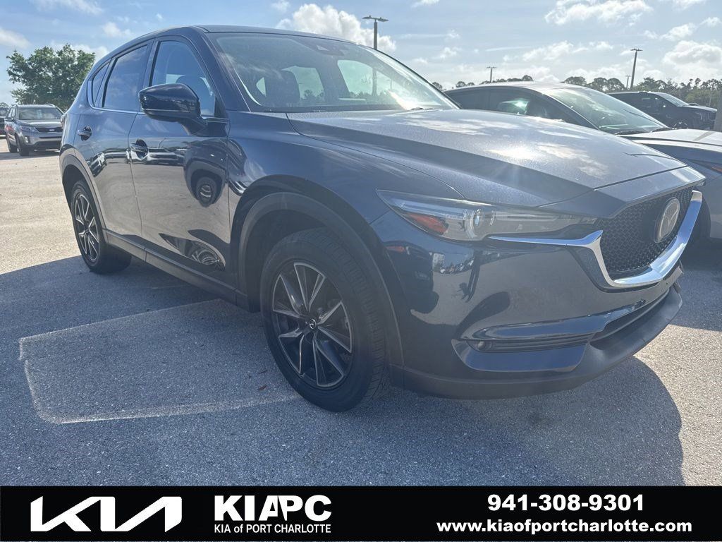 Deep Crystal Blue Mica 2017 Mazda CX-5 Grand Touring AWD SUV / Crossover All-Wheel Drive 6-Speed Automatic