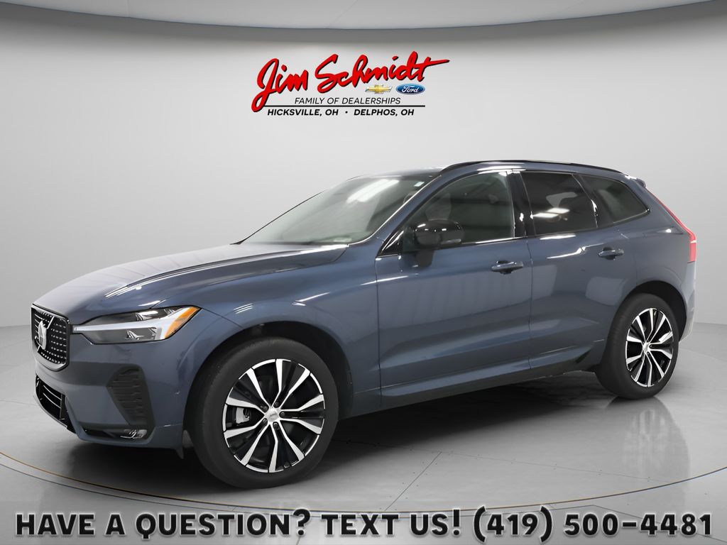 Denim Blue Metallic 2025 Volvo XC60 B5 Plus Dark Theme AWD SUV / Crossover All-Wheel Drive Automatic