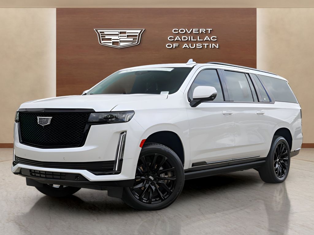 Crystal White Tricoat 2023 Cadillac Escalade ESV Sport Platinum 4WD SUV / Crossover Four-Wheel Drive Automatic