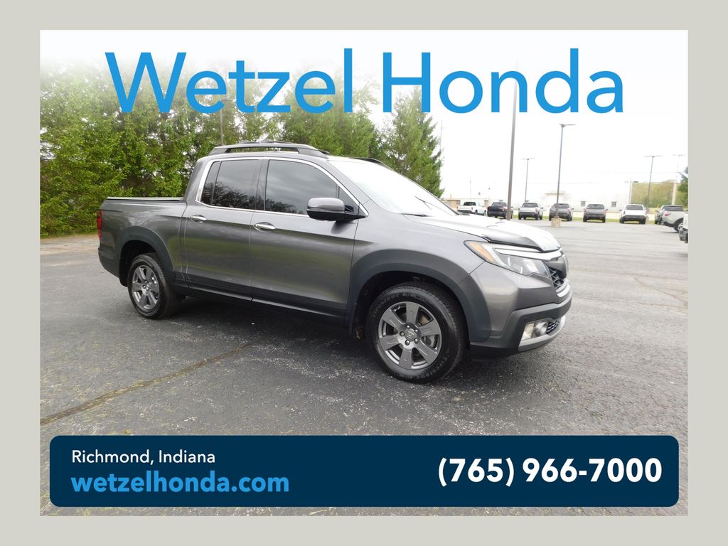 Gray (Modern Steel Metallic) 2019 Honda Ridgeline RTL-E AWD Pickup Truck All-Wheel Drive 6-Speed Automatic
