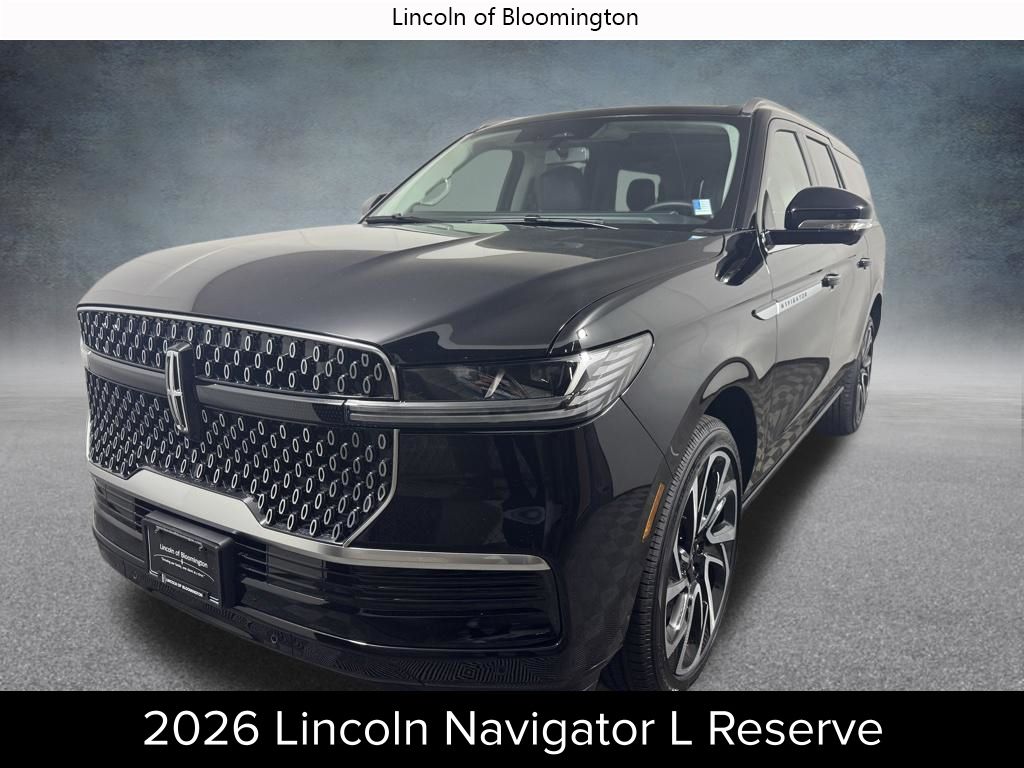 Black Metallic 2026 Lincoln Navigator SUV / Crossover Four-Wheel Drive Automatic