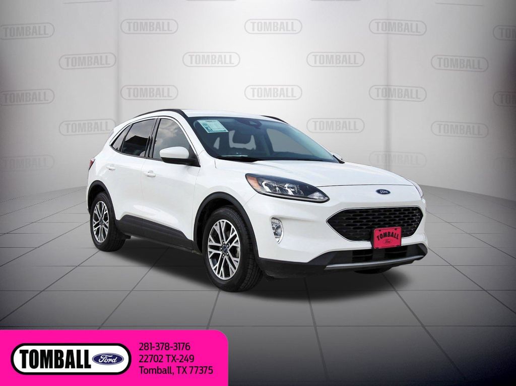 Star White Metallic Tri-Coat 2022 Ford Escape SUV / Crossover Front-Wheel Drive 8-Speed Automatic