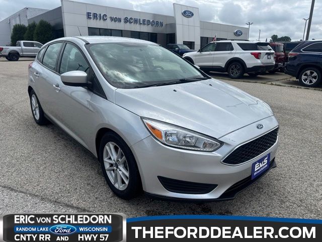 Ingot Silver 2018 Ford Focus Hatchback Front-Wheel Drive 6-Speed Automatic