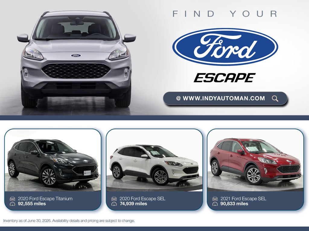 White Platinum Clearcoat Metallic 2018 Ford Escape SUV / Crossover All-Wheel Drive 6-Speed Automatic