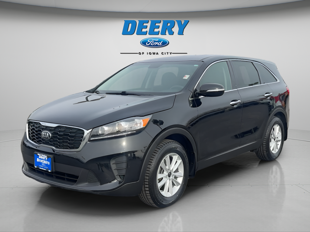 Ebony Black 2019 Kia Sorento L FWD SUV / Crossover Front-Wheel Drive 6-Speed Automatic