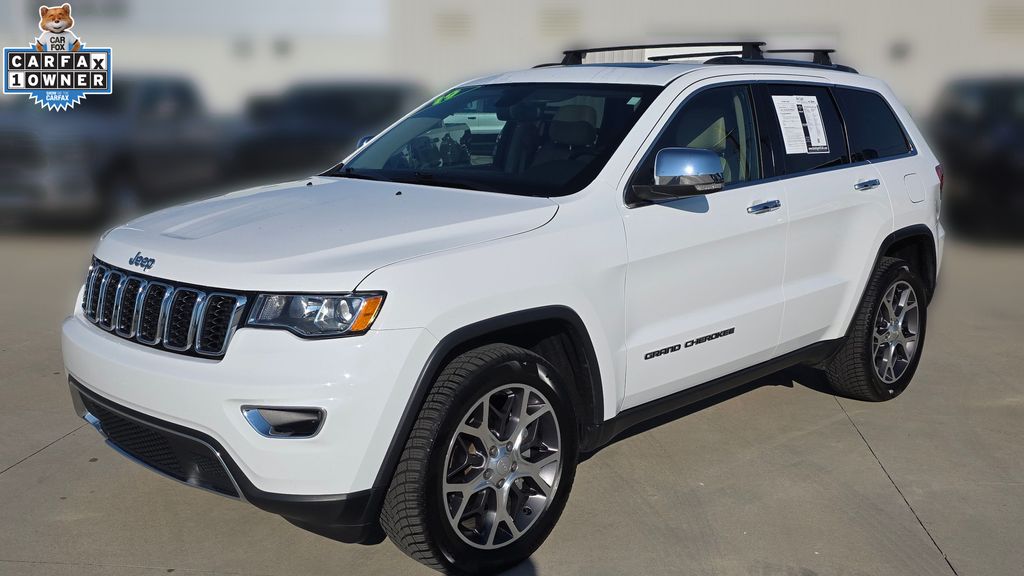 Bright White Clearcoat 2019 Jeep Grand Cherokee SUV / Crossover Four-Wheel Drive 8-Speed Automatic
