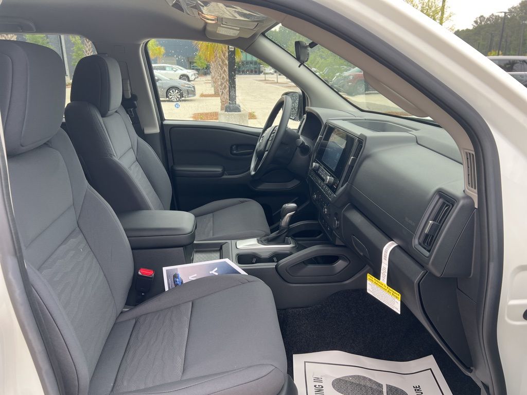 2025 Glacier White Nissan Frontier S RWD Truck
