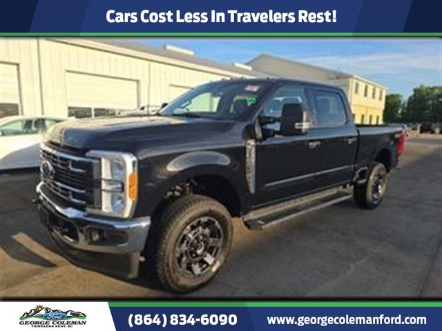 Black Metallic 2023 Ford F-250 Super Duty Pickup Truck Four-Wheel Drive Automatic