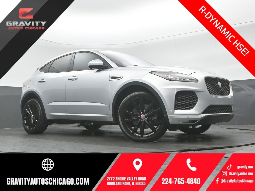 Silicon Silver Premium Metallic 2018 Jaguar E-PACE SUV / Crossover All-Wheel Drive 9-Speed Automatic