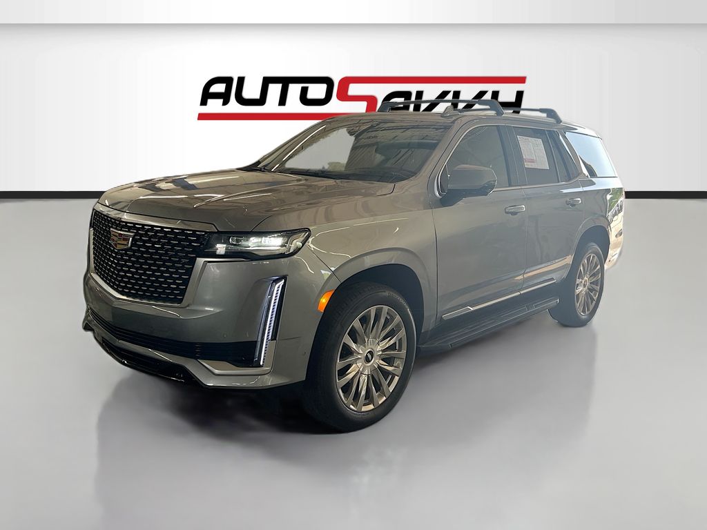 Used 2023 Silver Cadillac Premium Luxury image 3