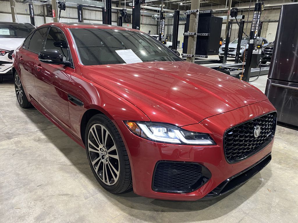 Firenze Red Metallic 2024 Jaguar XF Sedan Rear-Wheel Drive 8-Speed Automatic